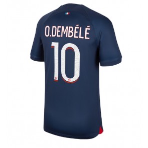 Paris Saint-Germain Ousmane Dembele #10 Domácí Dres 2023-24 Krátký Rukáv